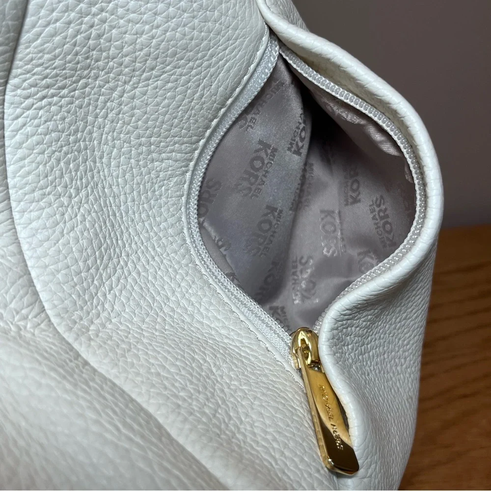 Michael Kors Hallie Large Leather Shoulder Tote/ Hobo Bag - Picture 15 of 15